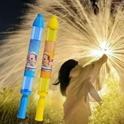 Firework Water Gun, Romantic Fireworks Water Guns Couples Taking, High Pressure Pull-Out Fireworks Water Squirter, High Pressure Spray Ideal For Bathing, Pool, Party Entertainment (2pcs Yellow+Blue)